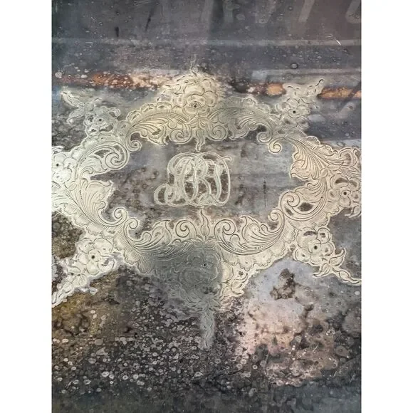 Gorgeous Antique Reed and Barton Art Deco Silver Plated Tea set #3690 with tray - Picture 16 of 16